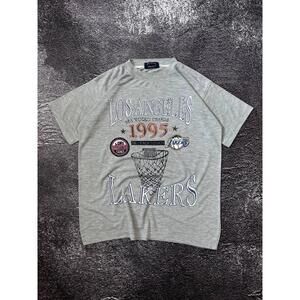 1995 Los Angeles Lakers Nba Graphic Tee T-Shirt 90S